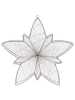 Beliani LED Deko HOFSOS in Silber - (W) 50 x (H) 50 x (L) 8 cm