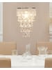 Beliani Pendelleuchten ENTWASH in Silber/Transparent - (W) 30 x (H) 100 x (L) 30 cm