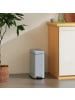 HOMCOM Mülleimer in Grau 29,2L x 14B x 32H cm