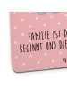 Mr. & Mrs. Panda Bierdeckel Koala Familie mit Spruch in Rot Pastell