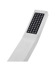 Beliani Wannenarmaturen AMBORO in Silber/Schwarz - (W) 3.5 x (H) 20 x (L) 1.5 cm