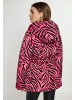 faina Damen Steppjacke Mit Zebra-Print in Pink Zebra