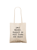 Mr. & Mrs. Panda Tote Bag Spruch Trennung von den Eltern mit Spruch in Creme