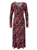 Aniston SELECTED Maxikleid in orange-rot-lila-schwarz