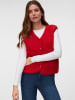 Vero Moda Teddyfell Weste in High Risk Red