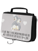 Mr. & Mrs. Panda kulturtäschchen Pinguine Kuscheln mit Spruch in Grau Pastell