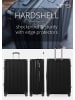 Hauptstadtkoffer Q-Damm - Großer Koffer Hartschalenkoffer XXL Trolley, in Schwarz
