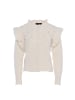 faina Damen Strickjacke in WOLLWEISS