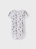 name it Unisex Baby Kurzarm-Body-Set Grey Melange 50