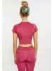 IZIA Damen Crop-Top in Dunkelrosa