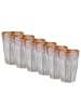 Butlers Latte Macchiato Tasse BERGAMO 6er-Set in Taupe