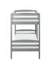 Beliani Hochbett REGAT in Grau - (W) 97 x (H) 147 x (L) 208 cm