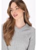 DreiMaster Maritim Sweater in light grey melange