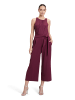 Vera Mont Jumpsuit mit Bindegürtel in Wild Ruby