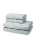 Vossen 2 X Handtuch 2 X Duschtuch im Set Vienna Style Supersoft in Light grey