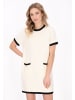 DreiMaster Women Dress in offwhite black