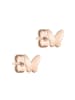 Cool Time Ohrstecker The Cool Butterfly in roségold