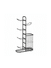 relaxdays Ballständer in Schwarz - (B)60 x (H)116 x (T)23,5 cm