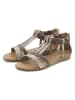 LASCANA Sandale in taupe