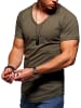 behype T-Shirt DANNY in khaki