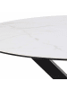 ebuy24 Esstisch Heaven Weiß 119 x 119 cm