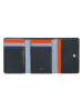 DuDu Corsica Geldbörse RFID Schutz Leder 11 cm navy