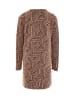 faina Damen Strickjacke in Dunkelrosa Schwarz