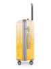 suitline mittelgroßer Hartschalen-Koffer Check-In Reisekoffer Trolley TSA 68L in Safari Sunrise