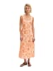 Marc O'Polo Cut-Out-Leinenkleid shaped in Medium Orange