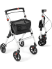 COSTWAY Rollator Schmal für Wohnung in Weiß
