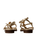 Findlay Hohe Leder-Pantoletten Gold