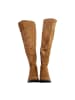 Divine Factory Stiefel mit Reißverschluss Beige