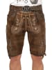 MADDOX Lederhose KOCHELSEE in braun