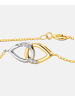 Diamant L'éternel Armband aus 375 Gelbgold mit 0.02 Karat Diamant