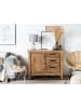 Beliani Sideboard AGORA in Braun - (W) 99 x (H) 80 x (L) 43 cm