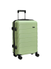 D&N Travel Line 4100 - 4-Rollen-Trolley M 64 cm (taupe) in lime green