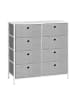 SONGMICS Kommode Bellah in Taubengrau - (B)80 x (H)81.5 x (T)30 cm
