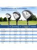 COSTWAY Golfschläger Set Herren in Schwarz