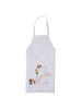 Mr. & Mrs. Panda Schürze Einhorn Näherin ohne Spruch in Weiß