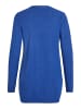 Vila Feinstrick Basic Cardigan Stretch mit Taschen VIRIL in Blau