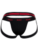 HUGO Jockstrap 3er Pack in Schwarz/Rot