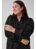 KAFFE curve Hemd langarm KCnicky Regular fit in Black Deep