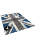 Pergamon Teppich Trendline Union Jack in Bunt