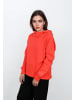 Salzhaut Hoodie VERDOMELT in Fiery Coral