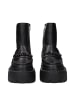 Jimmy Choo Schwarz Leder Knöchel Stiefel