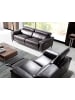 Angel Cerdá Relax-Sofa 6051 in Schwarz / Schokolade