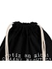 Mr. & Mrs. Panda Stofftasche Notiz an mich: GAAANZ... mit Spruch in Schwarz