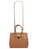 Cluty Handtasche Solcuore echt Leder in cognac