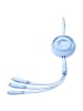 Joyroom Joyroom Colorful Series S A40 einziehbares Kabel 3in1 USB-A