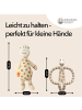 MATCHSTICK MONKEY Geschenkset – Beißring & Plüschtier mit Beißapplikation